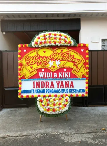 Papan Bunga Pernikahan bokoharjo